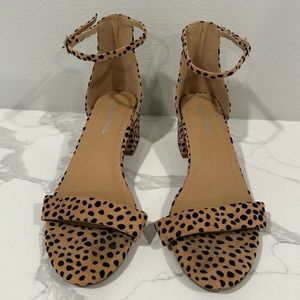 Cheetah Open Toe Shoe